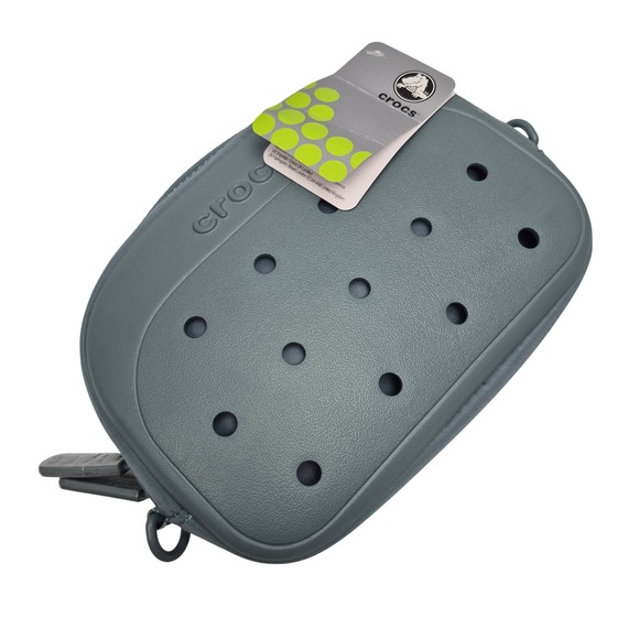 CROCS Handbags - Crocs Classic Zippered Belt Bag Fanny Pack Pond Teal Blue 211701-3YO unisex